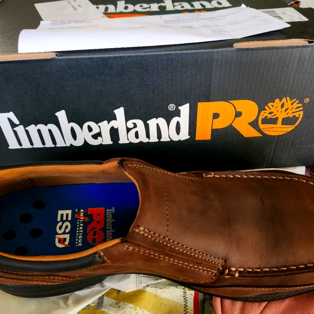 Timberland steel toe work boots